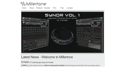 Desktop Screenshot of millertone.com