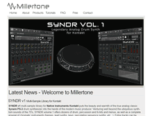 Tablet Screenshot of millertone.com